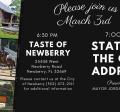 Invitation with information about event.