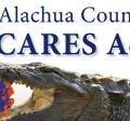 Alachua County CARES Act - Aligator with COVID 19 Virus