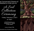A Soil Collection Ceremony February 5, 2021 10AM 24340 Newberry Lane Newberry, FL 32669