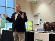 Newberry Mayor Tim Marden provides welcoming remarks.