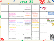 July 2025 Schedule