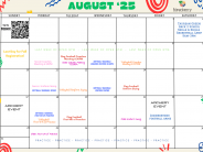 August 2025 Schedule