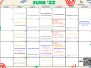 Newberry Parks & Rec. June 2025 Schedule