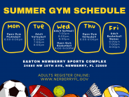 NPR Summer Gym Schedule 2025