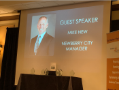 Guest Speaker Mike New Newberry city Manager