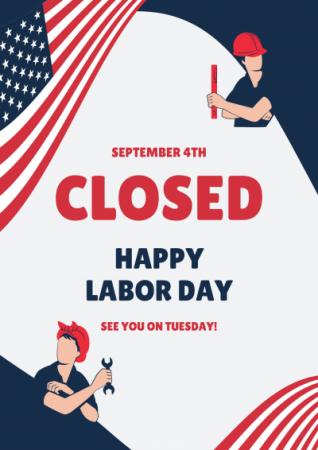 City offices closed. Happy Labor Day