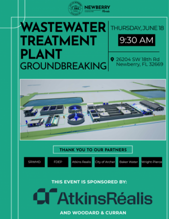 WWTP Groundbreaking Ceremony - 6/18 at 9:30AM
