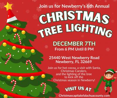 City of Newberry Christmas Tree Lighting 2024