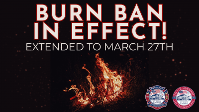 Alachua County Burn Ban Extended to March 27th