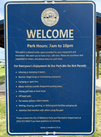 Park Rules
