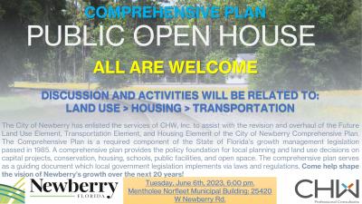Newberry Comprehensive Plan Open to the Public