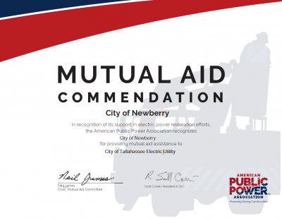 Mutual Aid Commendation