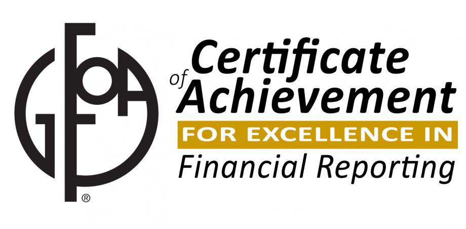 City of Newberry Earns Certificate of Achievement for Excellence in